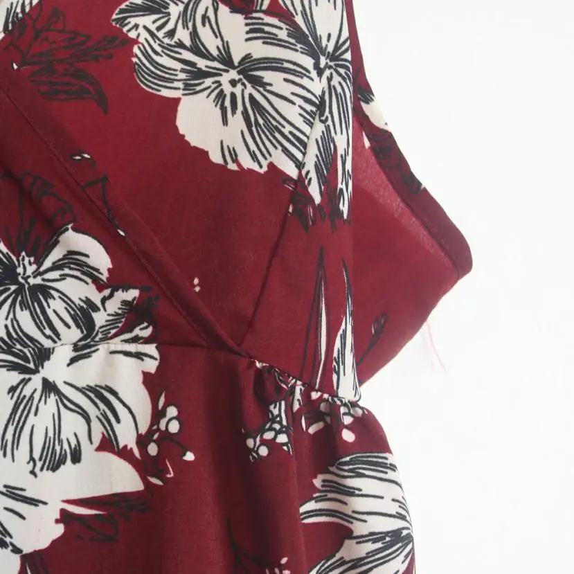 Snowshine4 # J06 2018 модное популярное летнее платье женское Повседневное с принтом Camisole