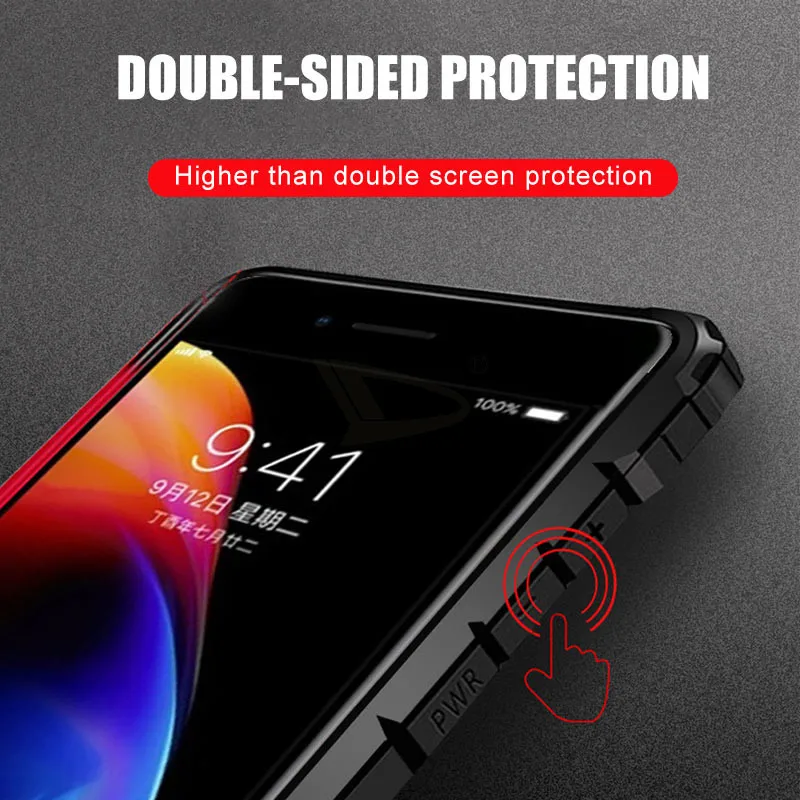 Роскошный защитный противоударный чехол для iphone 7 8 6 6s PLus X бампер телефона XR XS Max PC
