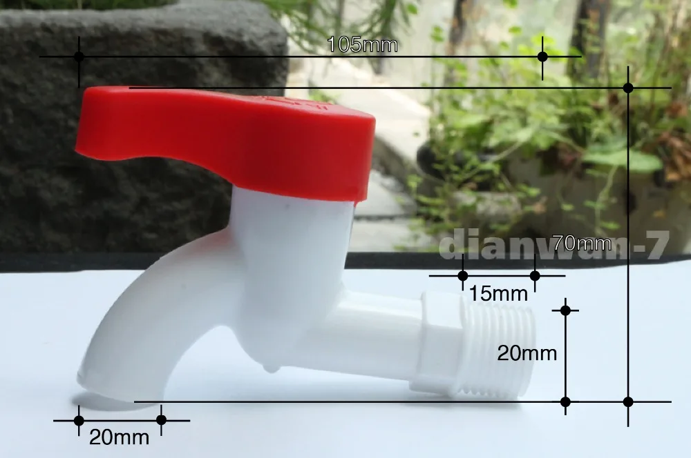 plastic pvc water Basin Faucets. 3pcs/pack . home and gardenin Kitchen