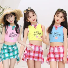 Удобные бикини для девочек, Раздельный купальник, купальник, юбка, новые детские купальники, бикини, купальный костюм Kinder Badeanzug