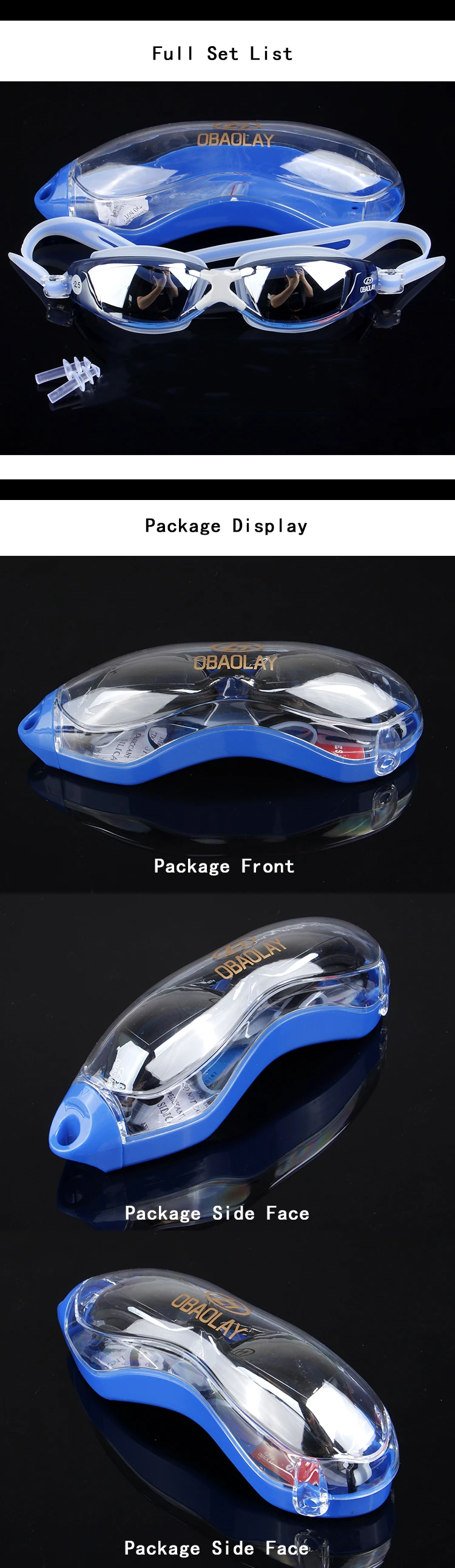 Очки для плавания Boyiexin, близорукость, профессиональные, анти-туман, УФ-очки для плавания, мужские и женские силиконовые очки для плавания, спортивные очки