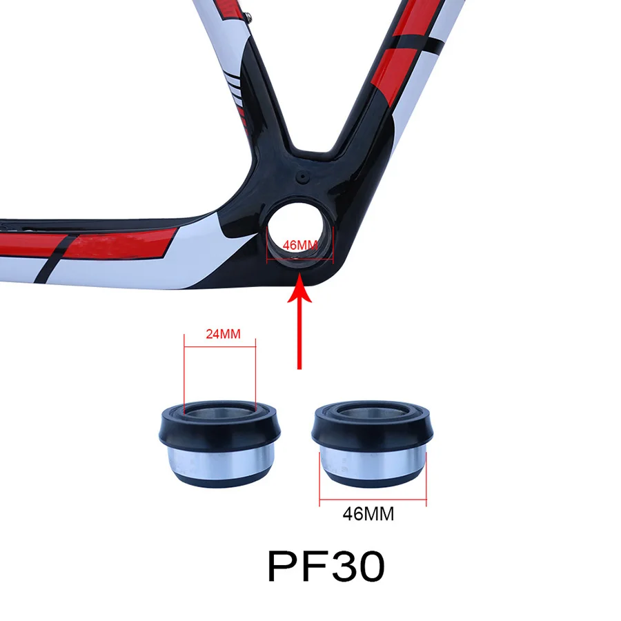 Без логотипа PF 30 изменение BB 30 велосипедные нижние кронштейны