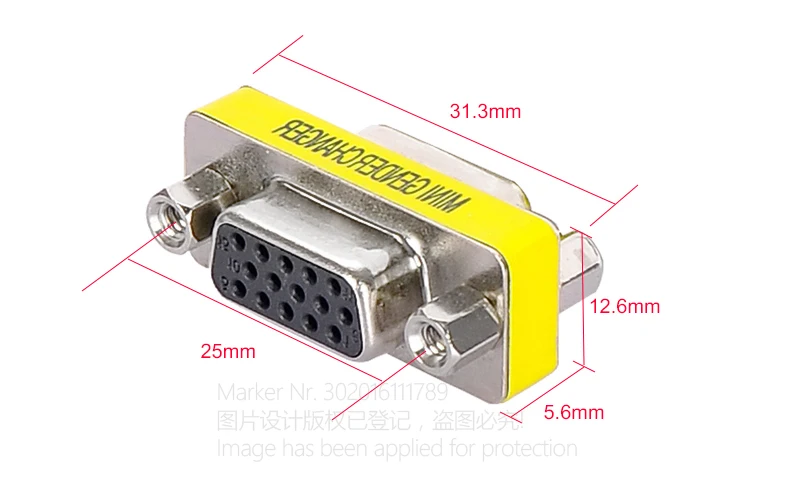 AUN HDMI разъем Штекерный к HDMI Женский адаптер(дополнительный HDMI разъем Женский к HDMI Женский адаптер) для 1080 P HDTV PC Projecto