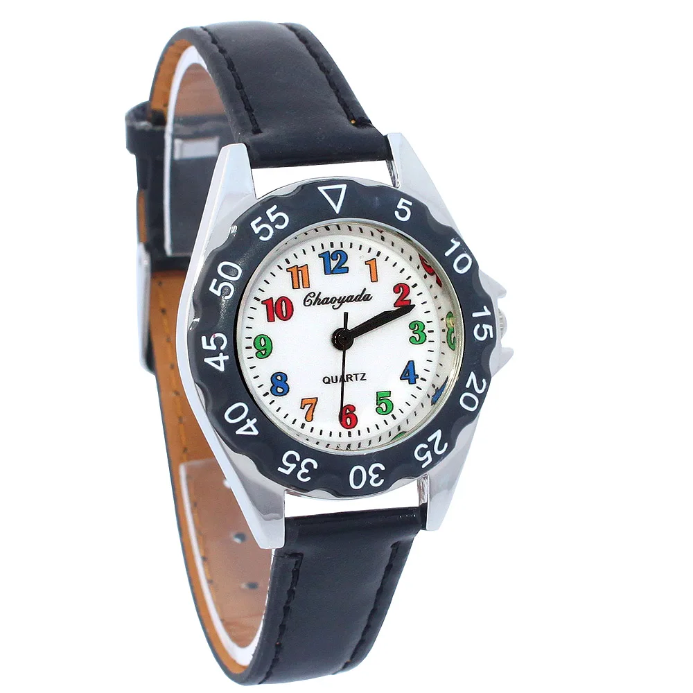 Часы наручные детские с кожаным ремешком U48|watch f|watch fashionwatch for |