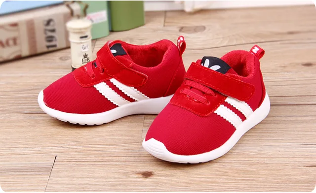 2017 New style newborn kid sneakers baby girl solid shoe infant ...