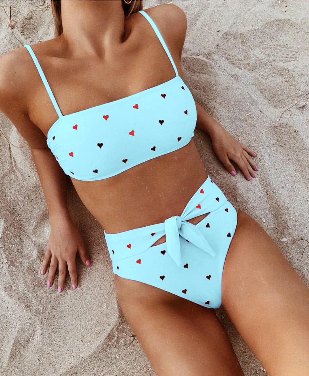 

IMCUTE Sexy Lady Bandage Bikini Set Push-Up Padded Bra Swimwea Bathing Suit