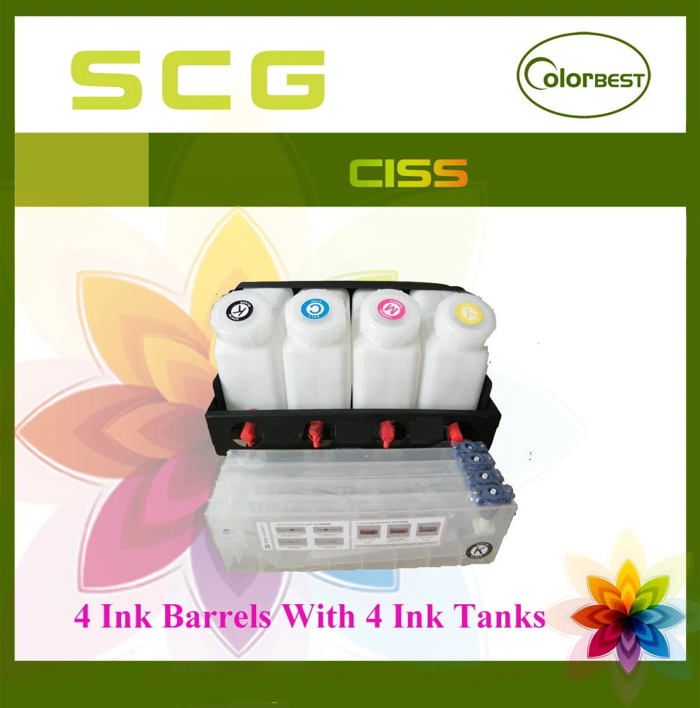 

Mutoh Printer Ink Supply System CISS Without Chip Bulk Ink Supply System for Roland/Mimaki/Mutoh and Other Printer (4X4)