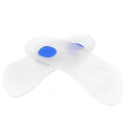 1 par de zapatos de tacón de cojín de silicona suave soporte de arco 3D Shock Absorber transpirable plantilla cómodo ortopédicos cuidado de los pies 1 par de zapatos de tacón de cojín de silicona suave soporte de arco 3D Shock Absorber transpirable plantilla cómodo ortopédicos cuidado de los pies