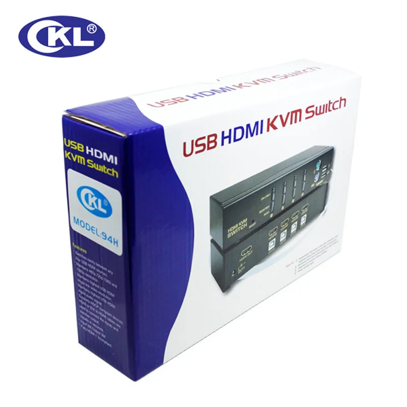 Переключатель KVM HDMI с 4 портами и автоматическим сканированием переключатель в 1