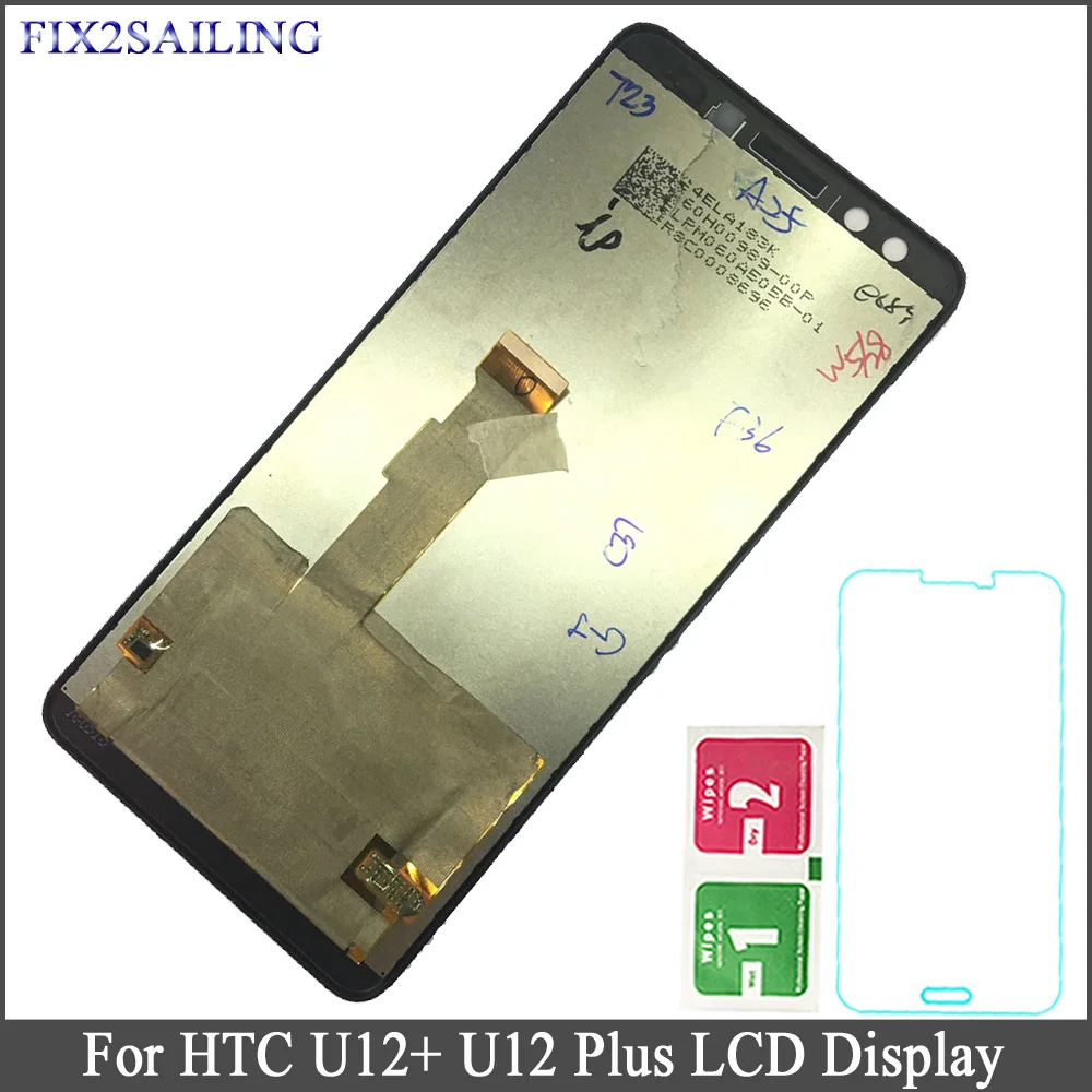 

Fix2sailing For HTC U12+ U12 Plus LCD Display Touch Screen Digitizer Assembly For HTC U12+ U12 Plus LCD Replacement Parts