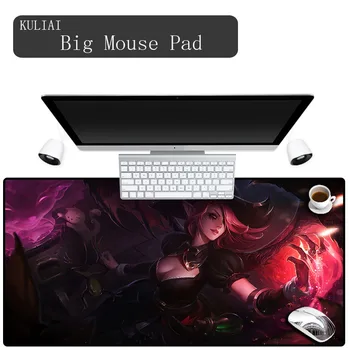 

XGZ Redhead Girl Sexy Gaming Mouse Pad Large Carpet Mousepad Game Keyboard Mat Slim&Attractive Non-Reface Designing Mousepads