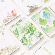 2 шт. натуральный литературный книга со спиралью A6 ноутбук портативный и прочный мини ноутбук школьные принадлежности