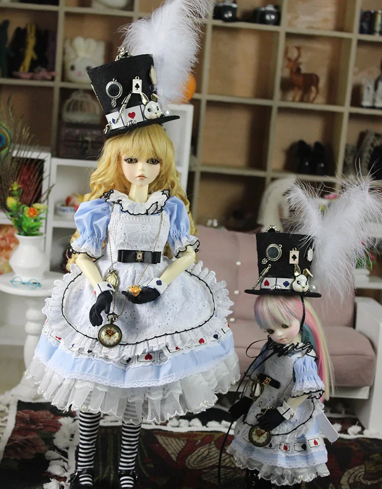 1/6 1/4 1/3 весы BJD платье + носки головной убор комплект детской одежды для BJD/SD