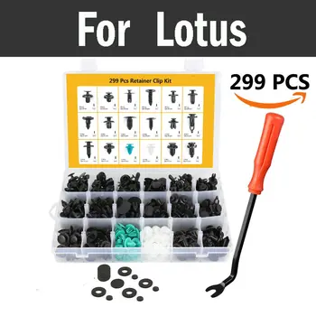

299pcs Car Car Retainer Clips Panel Trim Clips Kit,18 Most Popular Rivets For Lotus Elise Europa S Evora Exige Car Styling
