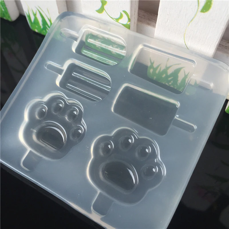 1pcs UV Resin Jewelry Liquid Silicone Mold Popsicle Ice cream Cat Claws Charms Molds For DIY Intersperse Decorate Making Jewelry 1pcs UV Resin Jewelry Liquid Silicone Mold Popsicle Ice cream Cat Claws Charms Molds For DIY Intersperse Decorate Making Jewelry