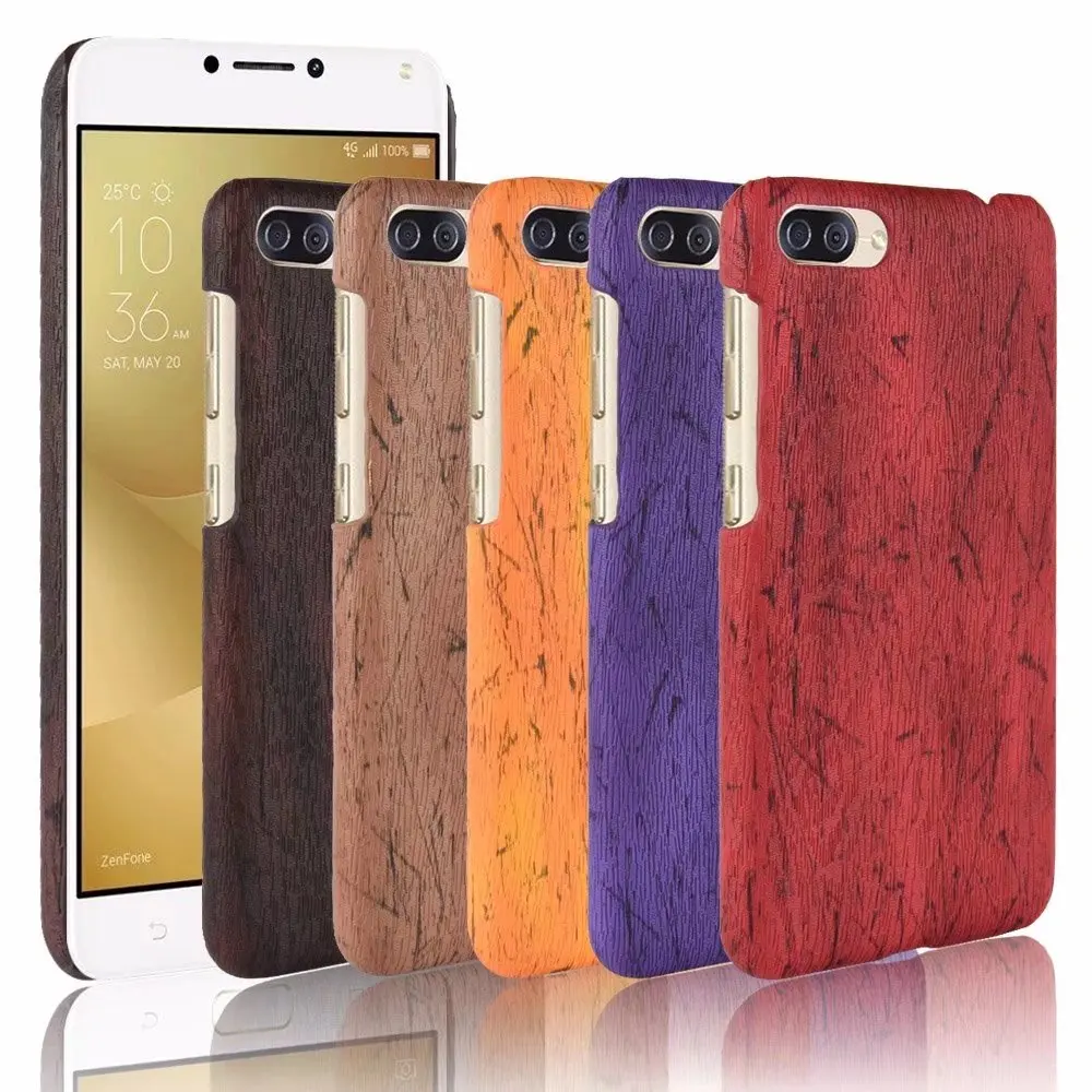 Abhoriz Cover for Asus 4 max ZC520KL Case Ultra Slim Wood Skin Hard PC Phone |