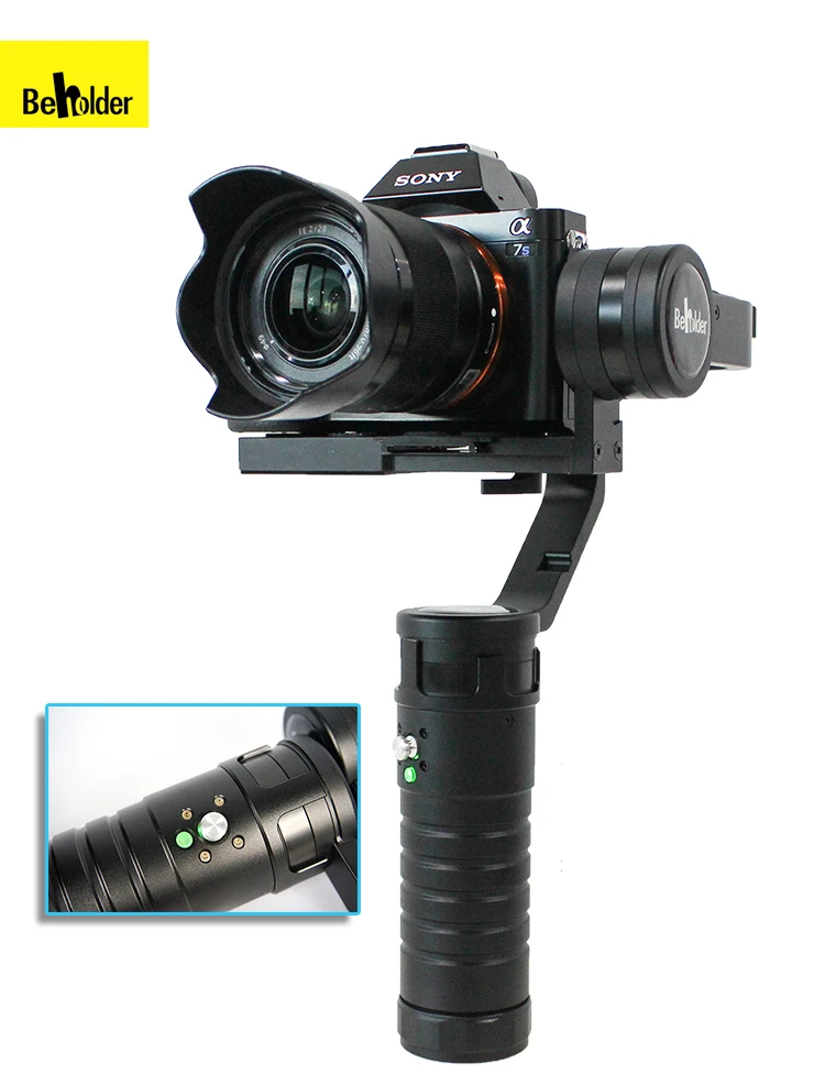 

Beholder MS1 Handheld Stabilizer 3-Axis Brushless Gimbal for GH3 GH4 NEX 32435655883 A7 BMPCC VS Nebula 4000 lite