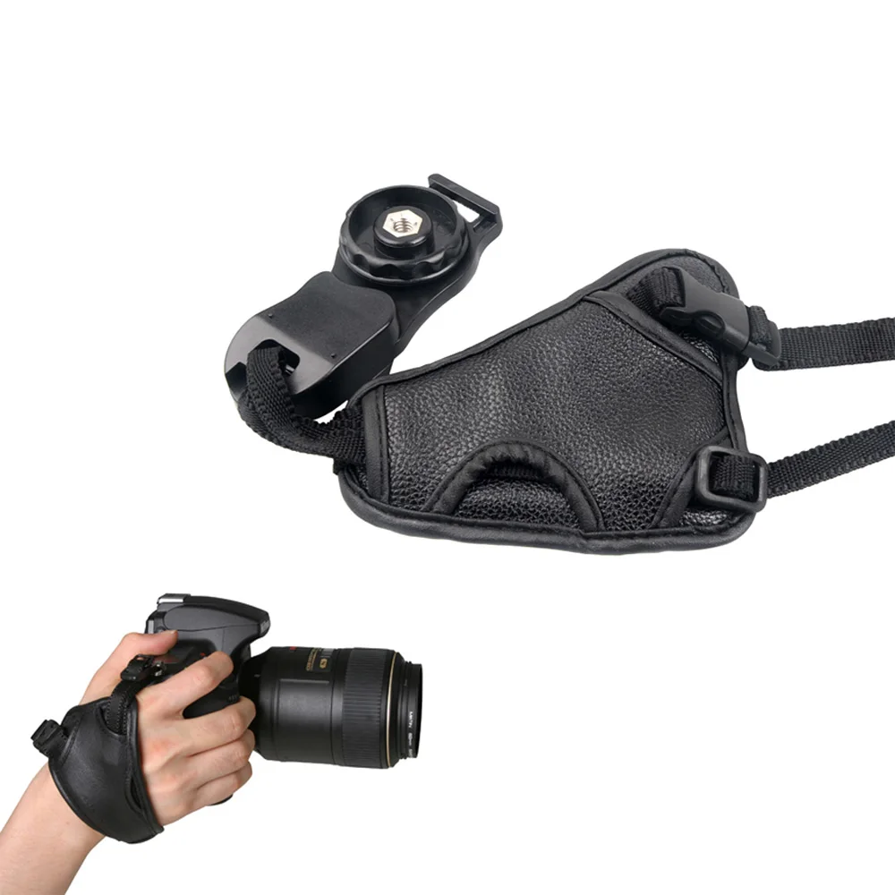 PU Hand Grip Wrist Strap Photography Accessories for Nikon Canon Sony