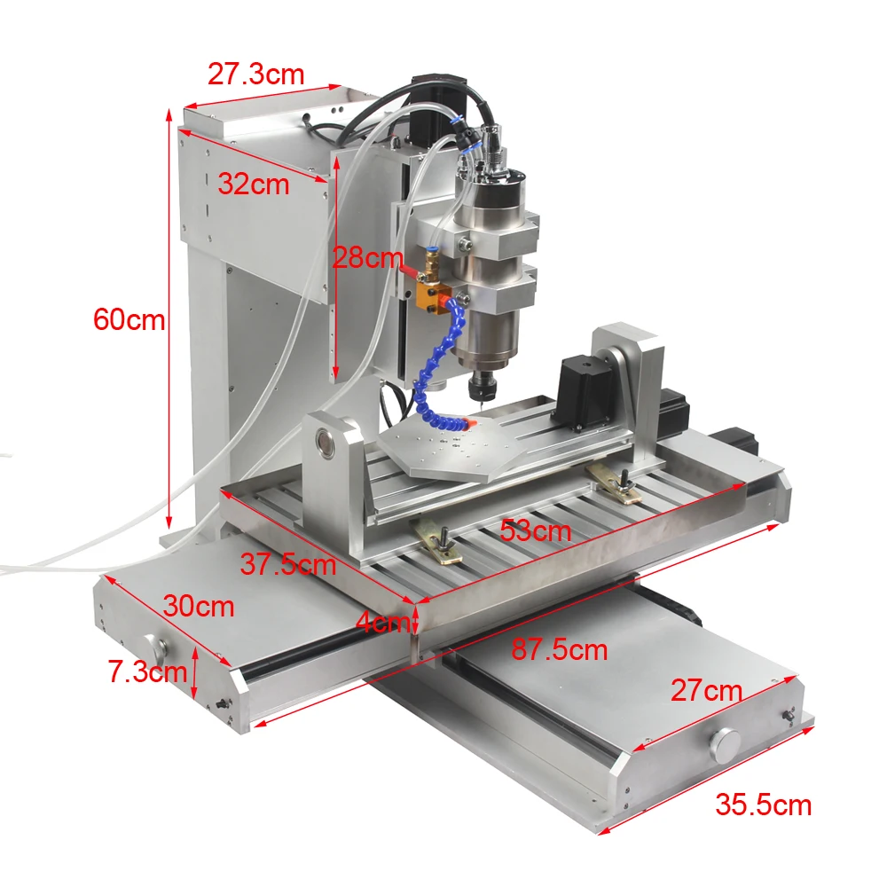 EU 주식 CNC 5 축 라우터, CNC 6040 타각기, USB 볼 스크류, CNC 필러 타입, 목재 알루미늄 구리 금속 밀링 머신