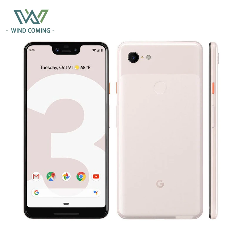 Оригинальный смартфон Google Pixel 3 XL восемь ядер экран 6 дюйма Snapdragon 845 4 Гб ОЗУ 64 ПЗУ