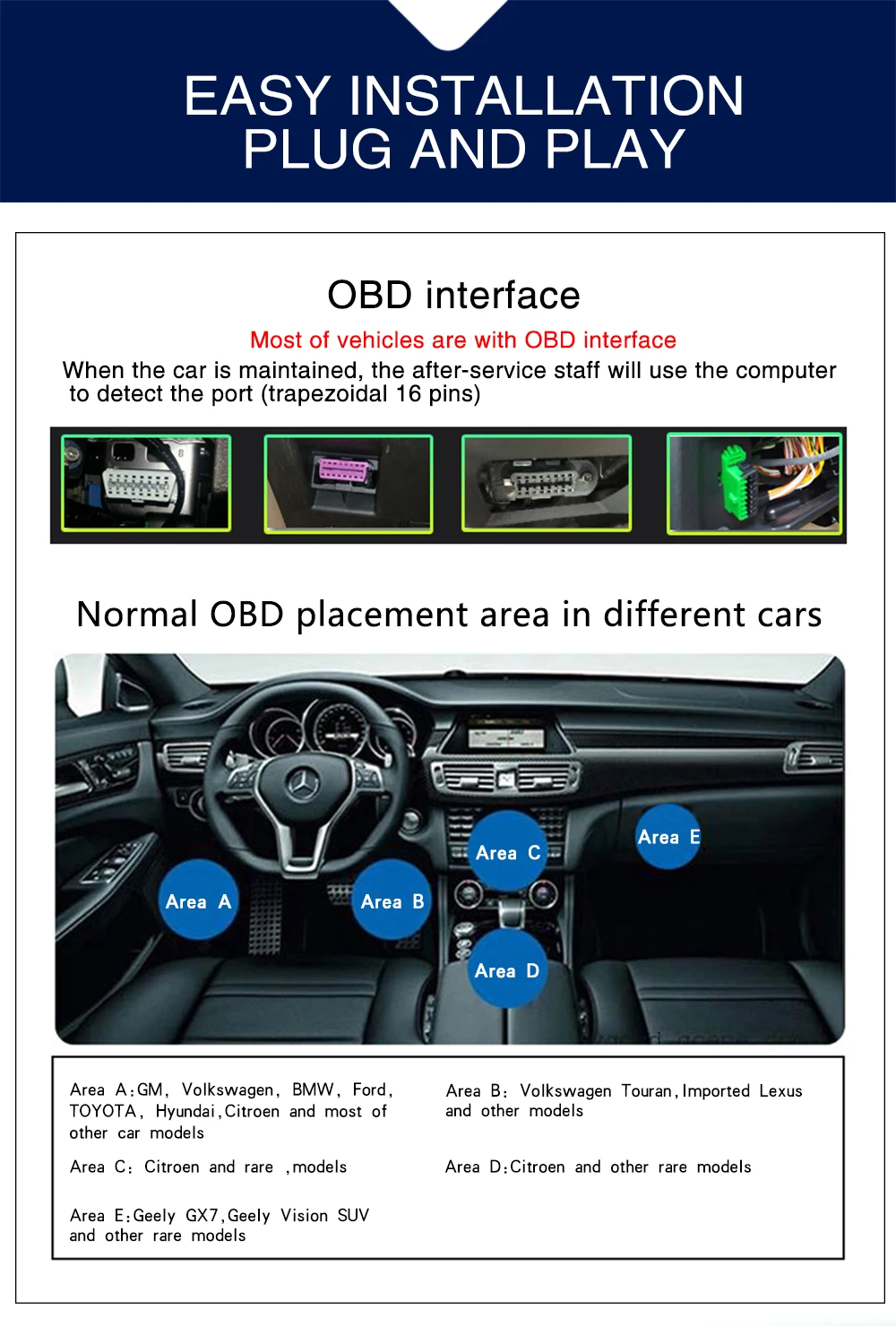 Display com Projeção de Espelho Geyiren Original Head-up Digital Carro Velocidade Projetor On-board Computador Combustível Quilometragem C500 Obd2 Hud 17 Automóveis e motos