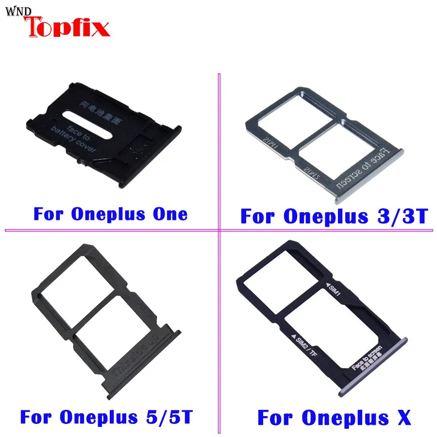

For Oneplus 6 SIM Card Tray Replacement Parts SIM Card Slot Holder For Oneplus 1+ 1 A0001 2 A2005 3 A3000 5T A5010 6 6T A6013 X