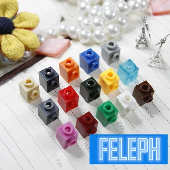 

MOC 20pcs/lot Square Columns 2x bricks Accessories Part Model Wholesale Building Blocks Kits Bricks Toys for Children