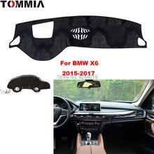 TOMMIA приборной панели крышки тире коврик для автомобиля от Солнца Анти-УФ покрытие для приборной панели коврик для приборной панели автомобиля для BMW X6