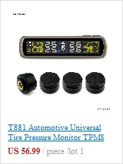 TPMS автомобильная система мониторинга давления в шинах 4 внешних датчика фунт-сила на кв. дюйм бар оповещение для Toyota Honda Nissan и других моделей