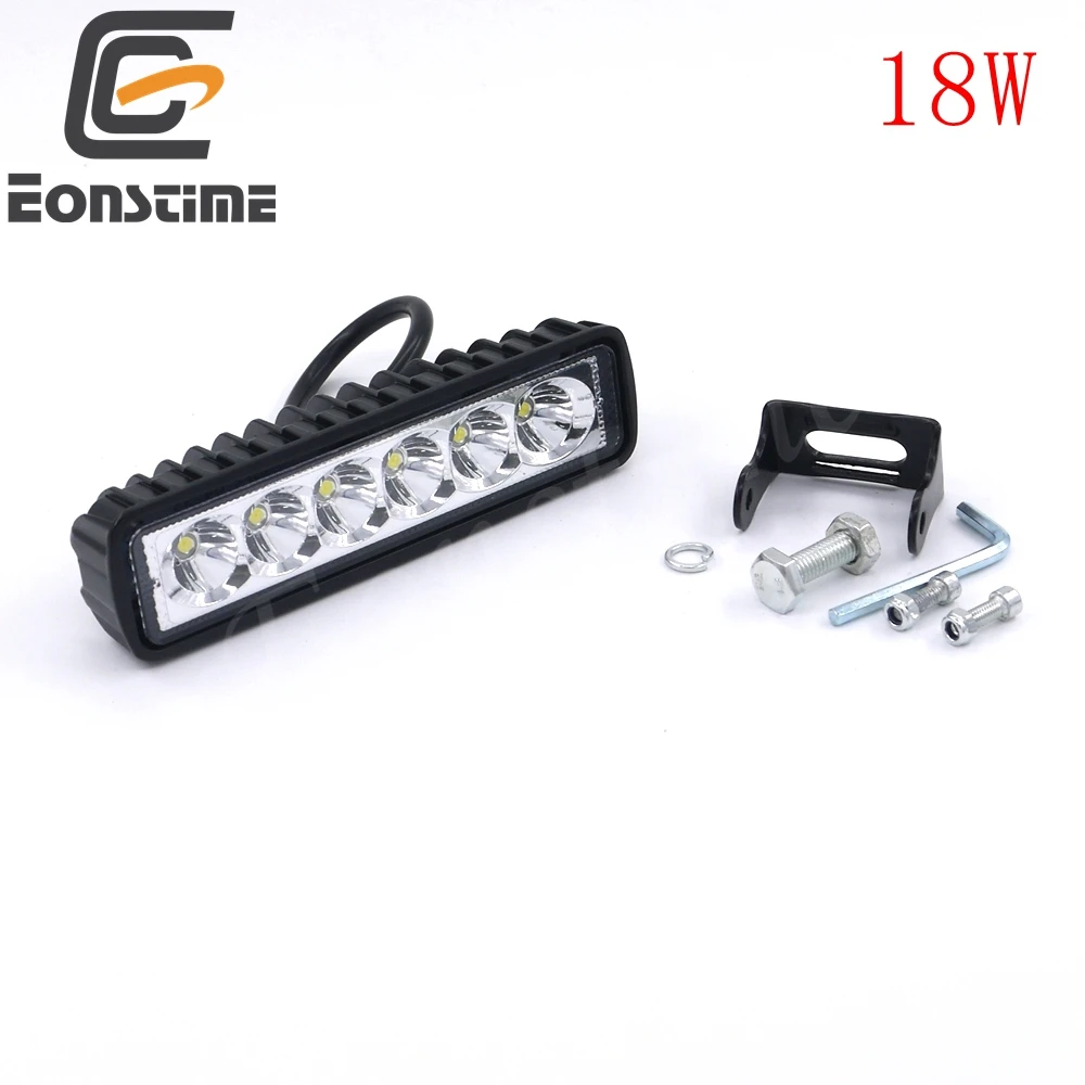 Eonstime 1 шт 1550LM мини 6 дюймов 18W 12V светодиодный рабочий светильник панели автомобиля