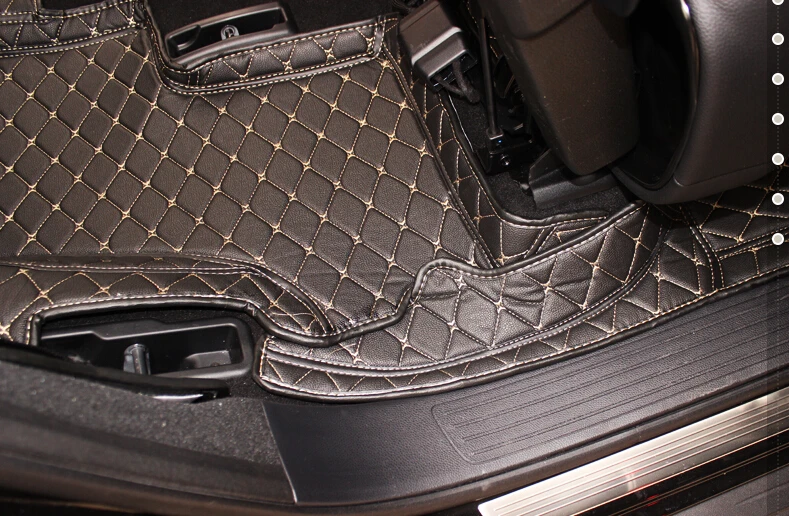 Хорошее качество! Специальные коврики для Mercedes Benz GL 450X166 7 мест-2012 водонепроницаемые ковры для GL450 2013