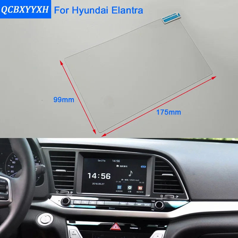 Автомобильный Стайлинг 8 дюймов GPS навигационный экран Стальная Защитная пленка