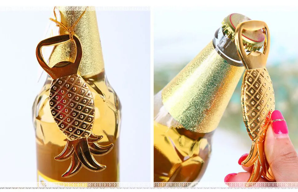 1 бутылка из ПК открывалка форма ананаса сплав инструмент Свадебная вечеринка подарок на день рождения сувениры барные инструменты кухонные аксессуары#065
