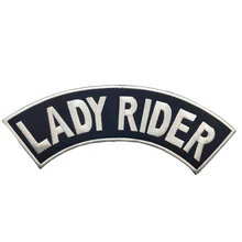 Леди Райдер вышивка железа на байкерском патч сзади жилет куртка MC 1931 аппликация на заказ одежда наклейки заплатка для одежды