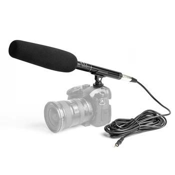 

Andoer Microphone Video Camera Mic Cardioid Pattern for Interview Podcast Film Recording for Canon Sony Nikon Camera