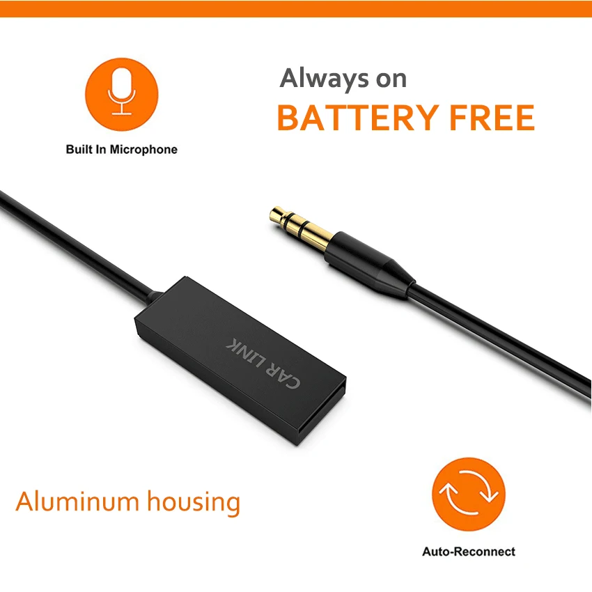 Duszake Wireless Bluetooth Receiver 3 5mm Jack Audio Bluetooth Aux Adapter Music Receiver Car Cable Free for Speaker Headphone