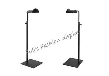 

10pcs Fashion black color metal Women's bags display rack handbag showing holder adjustable handbag display stand rack BJ-01