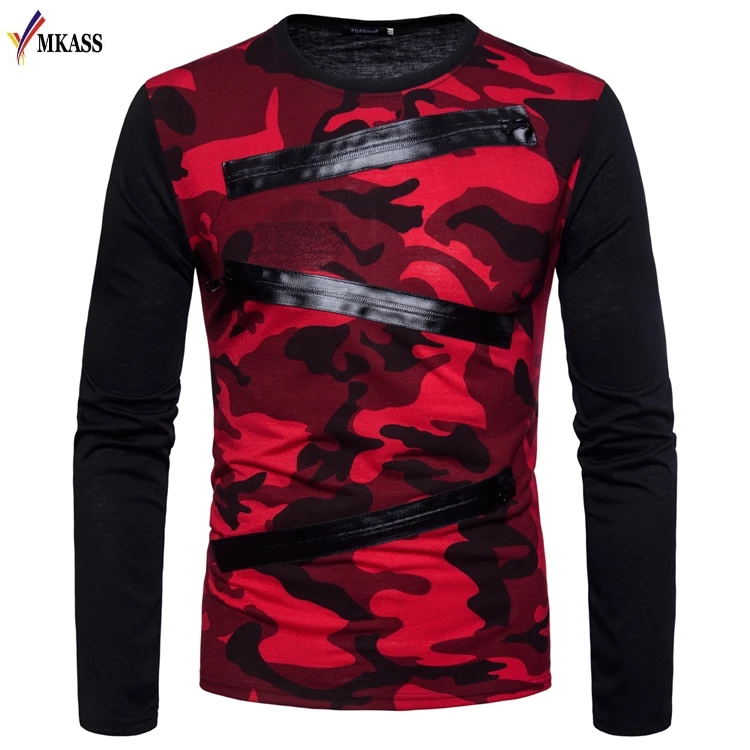 Hot New Camouflage Military T Shirt Bodybuilding Tights Fitness Men Camo Long Sleeve T Shirts Crossfit Compression t Shirt