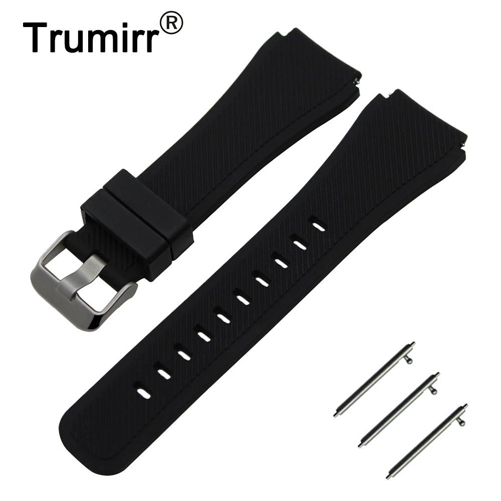 22mm Quick Release Silicone Rubber Watch Band for Ticwatch Pro / 1 46mm Watchband Stainless Steel Buckle Strap Wrist Bracelet цена 22mm Quick Release Silicone Rubber Watch Band for Ticwatch Pro / 1 46mm Watchband Stainless Steel Buckle Strap Wrist Bracelet цены онлайн