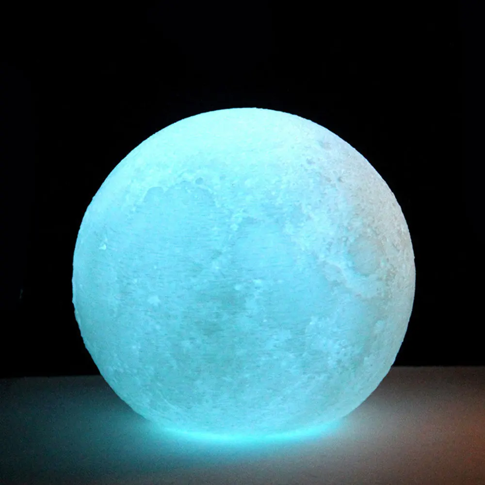 3D печать Лунная лампа яркость идеальный подарок для домашнего декора Прямая поставка