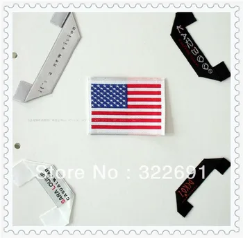 

2013 Free Shipping Customized garment labels / woven labels