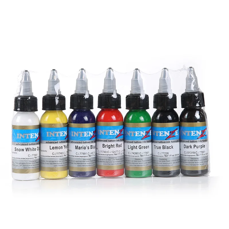 

7Pcs/Lot High Quality Microblading Tattoo Ink Set Permanent Makeup Pigment Tattoo& Body Art Body Painting Ink for Tattoo Machine