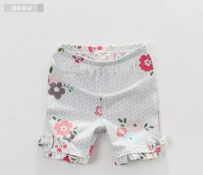 DB1225 dave bella/летние для маленьких девочек Шорты брюки для младенцев Одежда для малышей для девочек цветочные хлопковые брюки детские шорты Детская Штаны - Цвет: Fresh floral