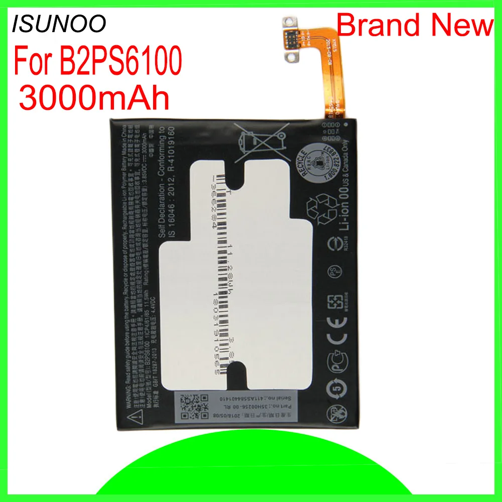 ISUNOO 3000 мАч B2PS6100 запасная батарея для одного M10 10/10 Lifestyle M10H M10U Batterie Bateria | Мобильные