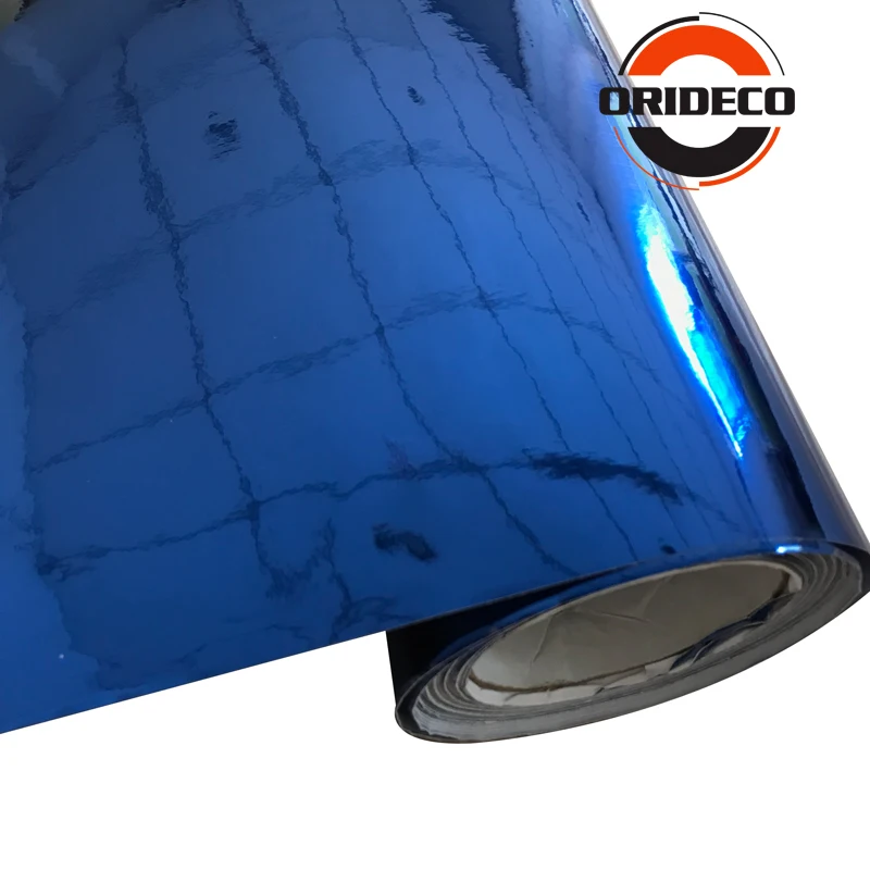 blue mirror chrome film car wrapping sticker 2