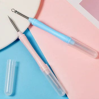 

2019 Blackhead Blemish Removers Needle For Health Care Rhinitis Sinusitis Nose Therapy Makeup Beauty Tool Random Color E1