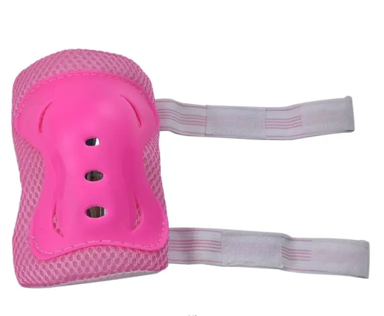 TDR Дети Катание на роликах скейтборд Велоспорт протектор колодки шестерни наколенники налокотники на запястье Розовый HHY