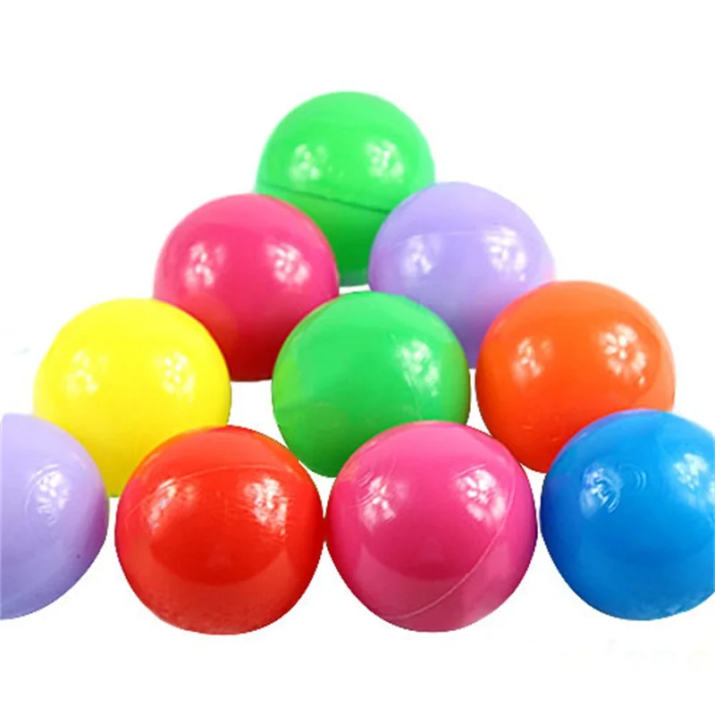 2017 New 100pcs Lots Colorful Ball Fun Ball Soft Plastic Ocean Ball