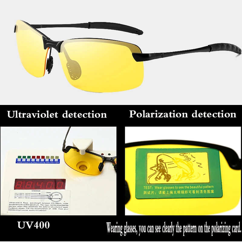 Анти-бликовые ночного зрения драйвер поляризатор нейтральный высокой четкости видения солнцезащитные очки ультрафиолетовая защита автомобильного водителя