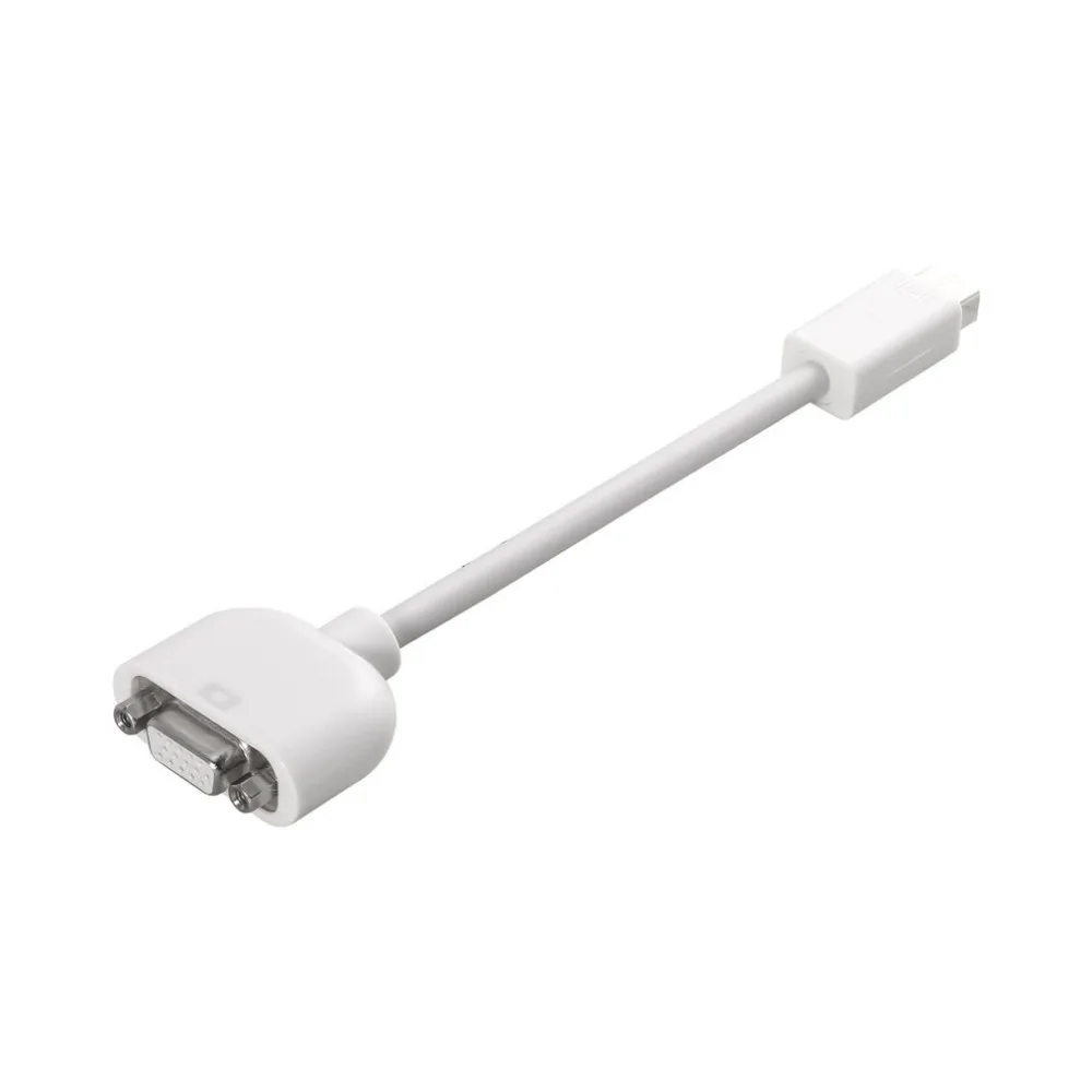 Новый мини DVI к VGA адаптер мужской Женский монитор видео кабель для Apple MacBook Белый